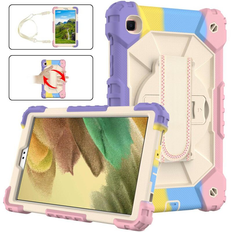 Capa Para Samsung Galaxy Tab A7 Lite Camuflagem Multifuncional