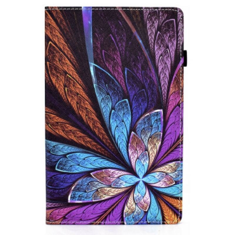 Capa Para Samsung Galaxy Tab A7 Lite Flor Abstrata