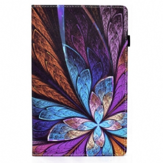 Capa Para Samsung Galaxy Tab A7 Lite Flor Abstrata