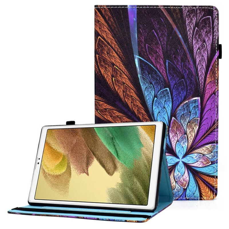 Capa Para Samsung Galaxy Tab A7 Lite Flor Abstrata