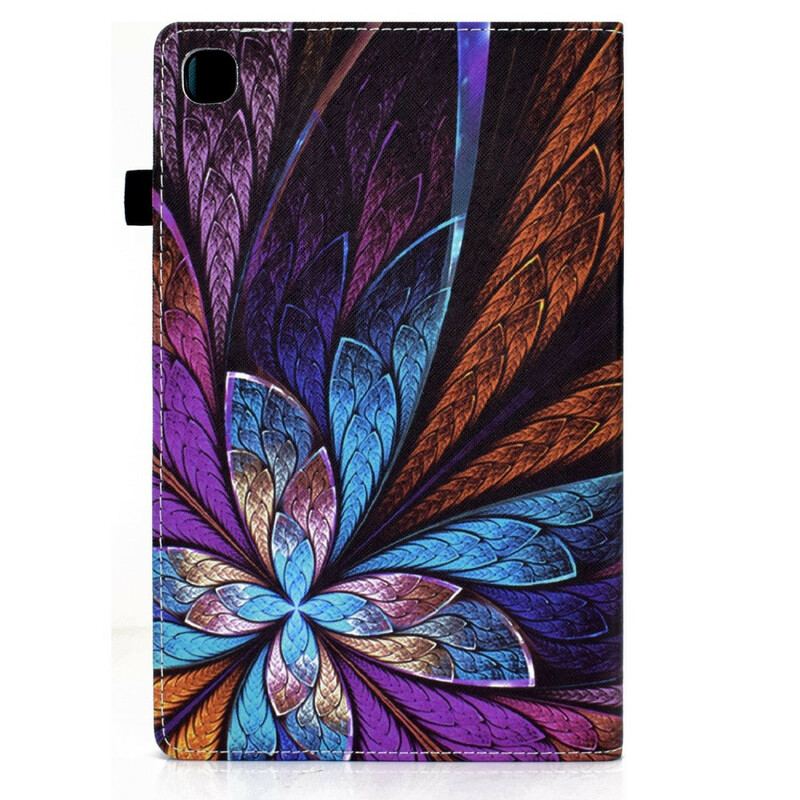 Capa Para Samsung Galaxy Tab A7 Lite Flor Abstrata