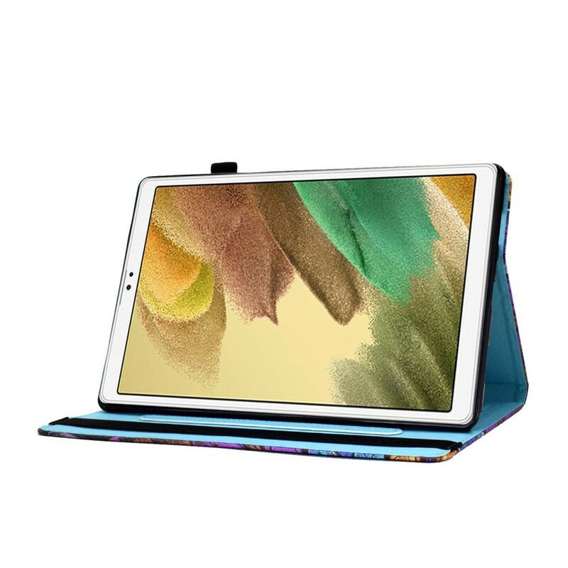 Capa Para Samsung Galaxy Tab A7 Lite Flor Abstrata