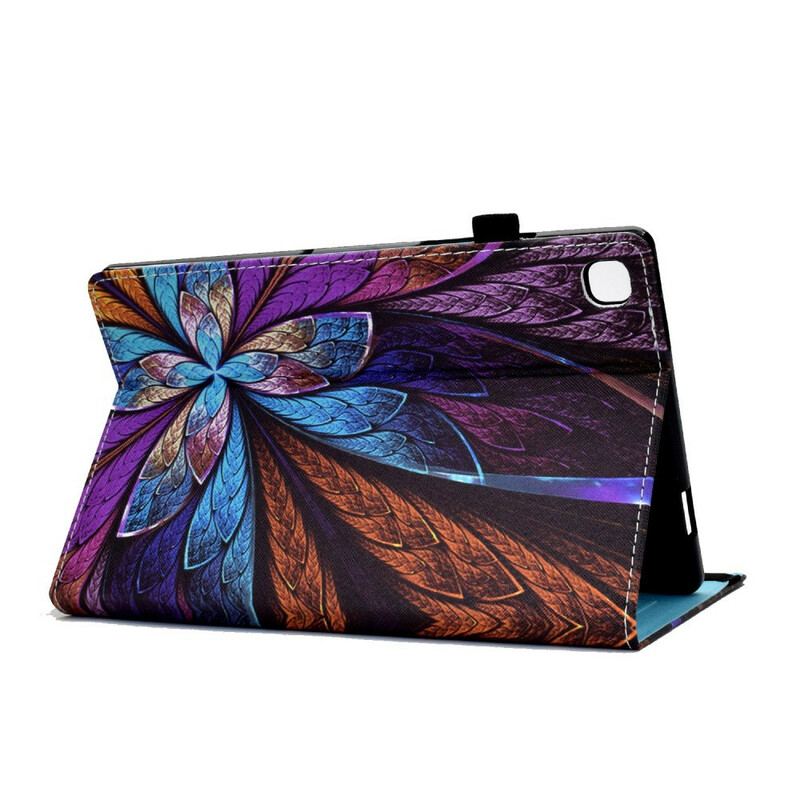 Capa Para Samsung Galaxy Tab A7 Lite Flor Abstrata