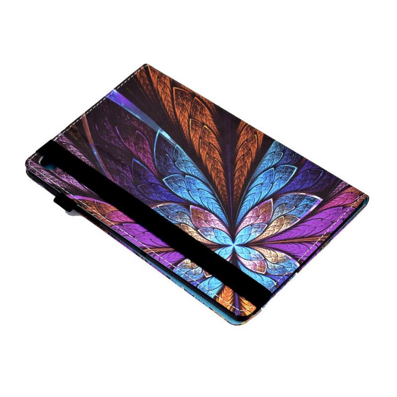 Capa Para Samsung Galaxy Tab A7 Lite Flor Abstrata