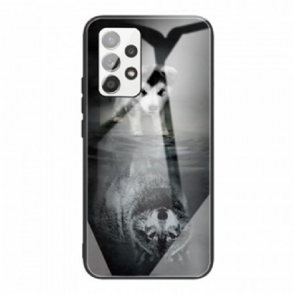 Capa De Celular Para Samsung Galaxy A53 5G Cachorrinho Sonho De Vidro Temperado