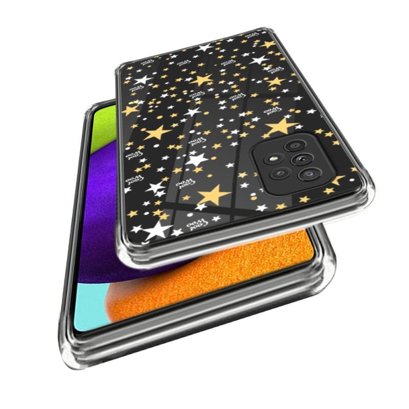 Capa De Celular Para Samsung Galaxy A53 5G Estrelas / Corações Transparentes