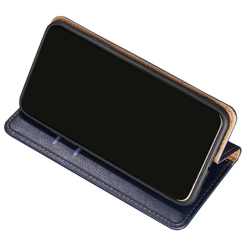 Capa De Celular Para Samsung Galaxy A53 5G Flip Costura De Couro Falso