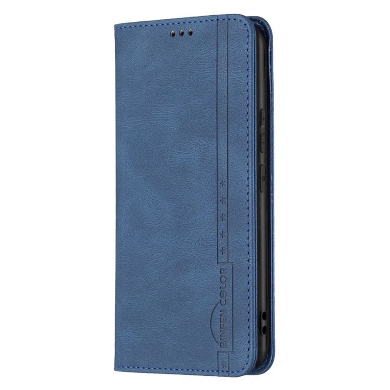 Capa De Celular Para Samsung Galaxy A53 5G Flip Costura Rfid Cor Binfen