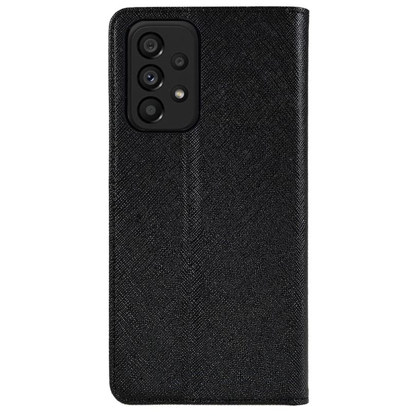 Capa De Celular Para Samsung Galaxy A53 5G Flip Couro Sintético Texturizado