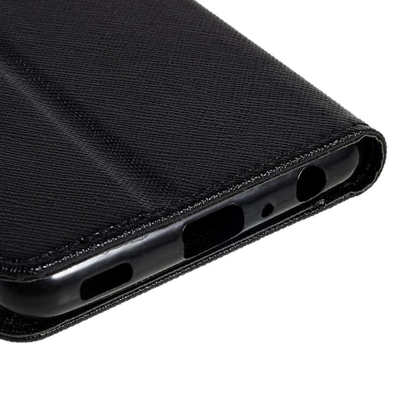 Capa De Celular Para Samsung Galaxy A53 5G Flip Couro Sintético Texturizado