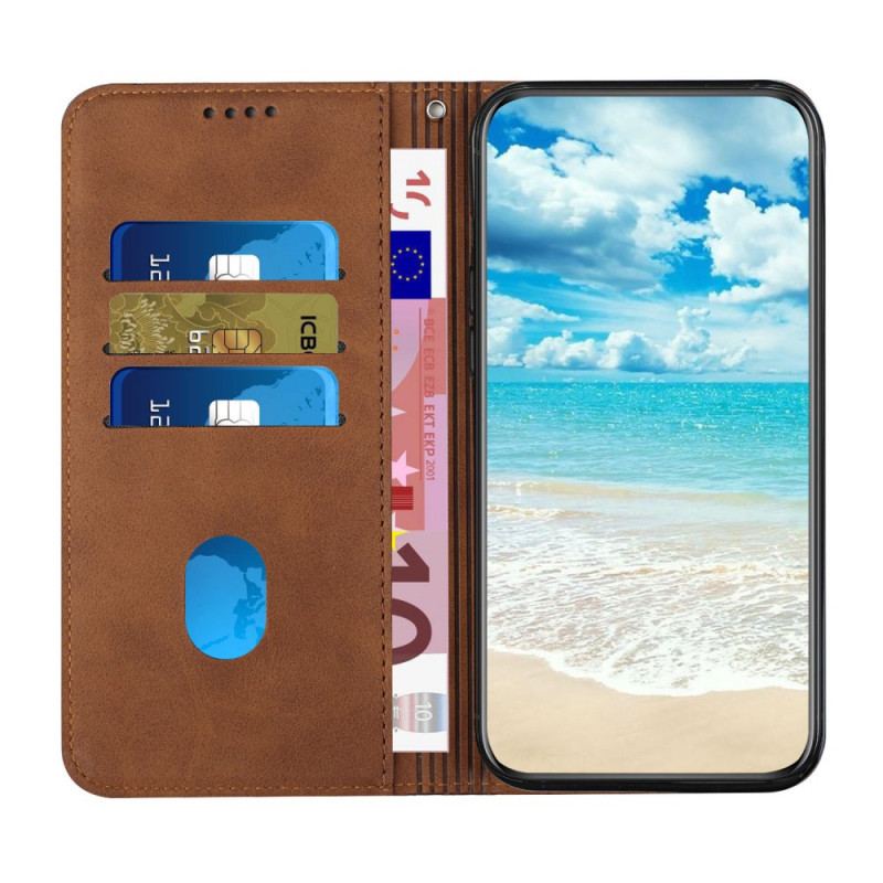 Capa De Celular Para Samsung Galaxy A53 5G Flip Estilo Couro Padrão 3d