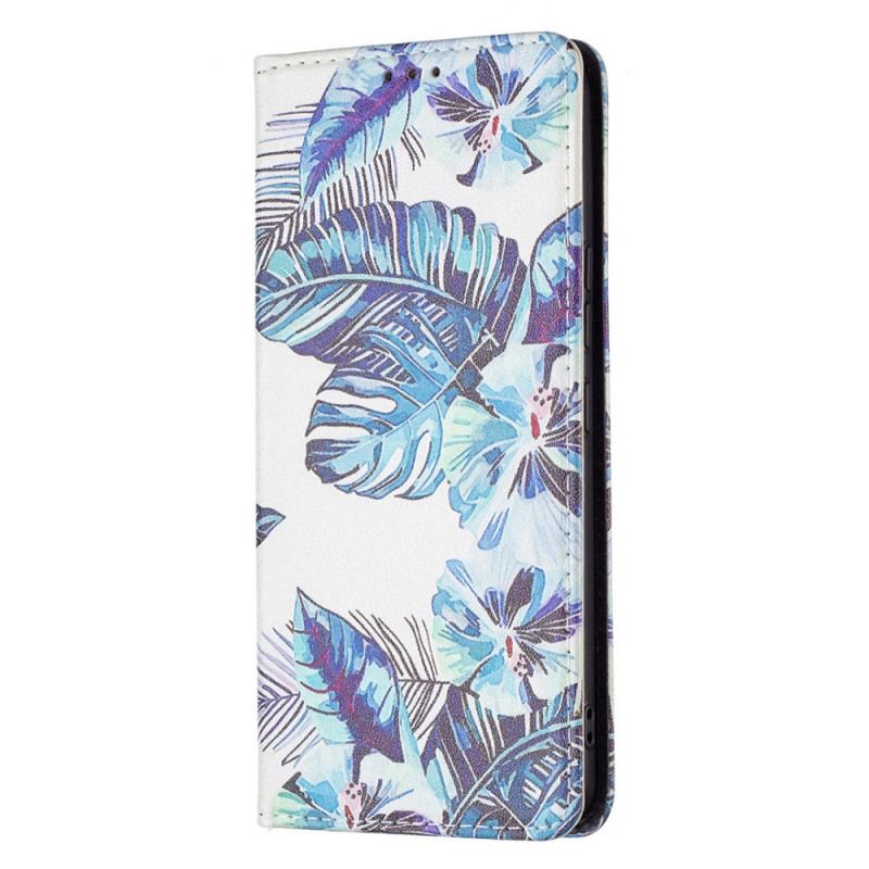 Capa De Celular Para Samsung Galaxy A53 5G Flip Folhas