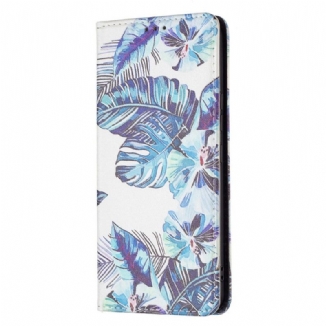 Capa De Celular Para Samsung Galaxy A53 5G Flip Folhas