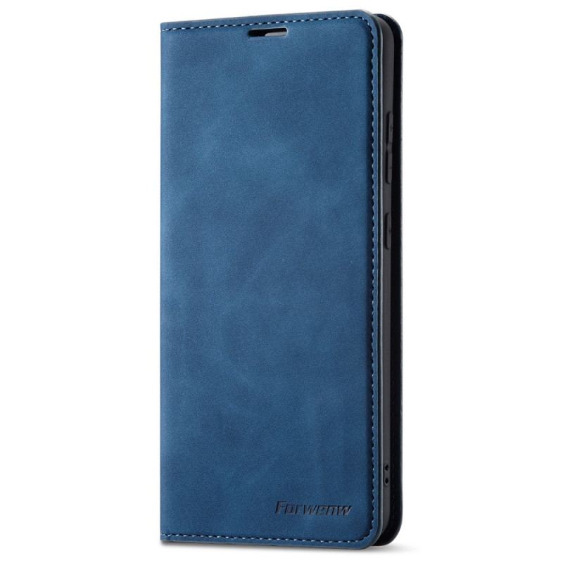 Capa De Celular Para Samsung Galaxy A53 5G Flip Forwenw Efeito Couro