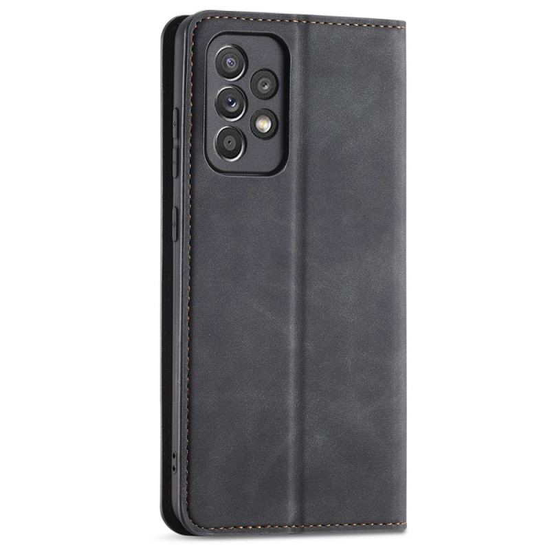 Capa De Celular Para Samsung Galaxy A53 5G Flip Forwenw Efeito Couro