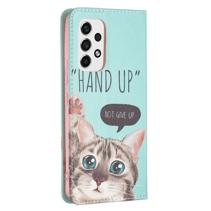 Capa De Celular Para Samsung Galaxy A53 5G Flip Hand-up