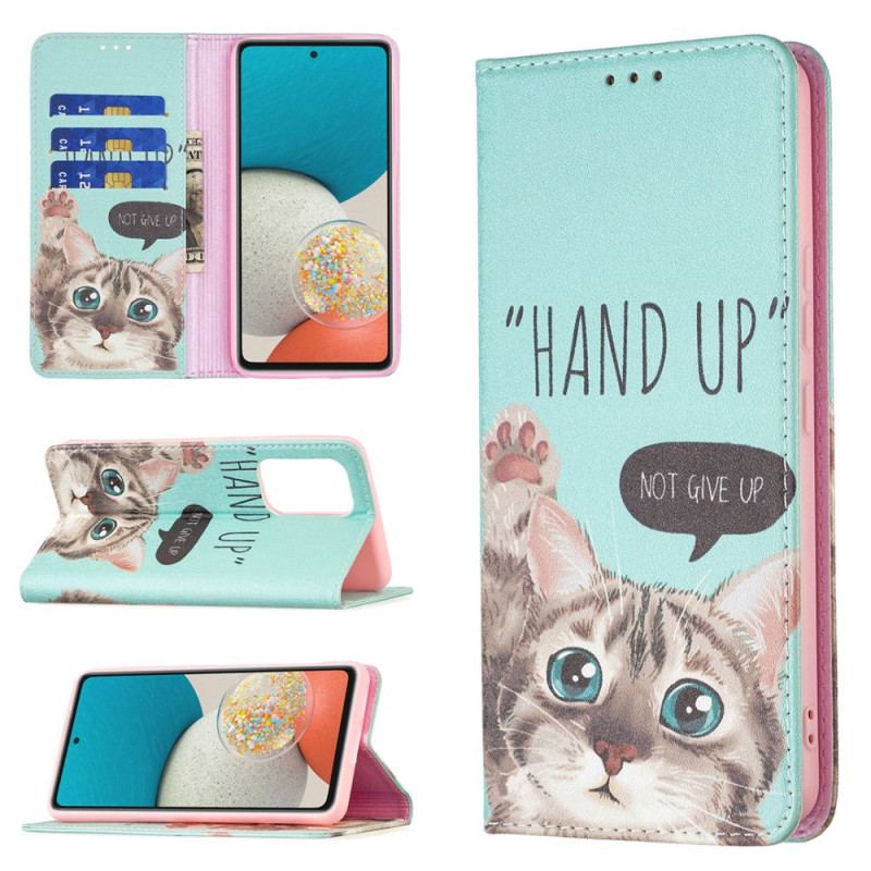 Capa De Celular Para Samsung Galaxy A53 5G Flip Hand-up