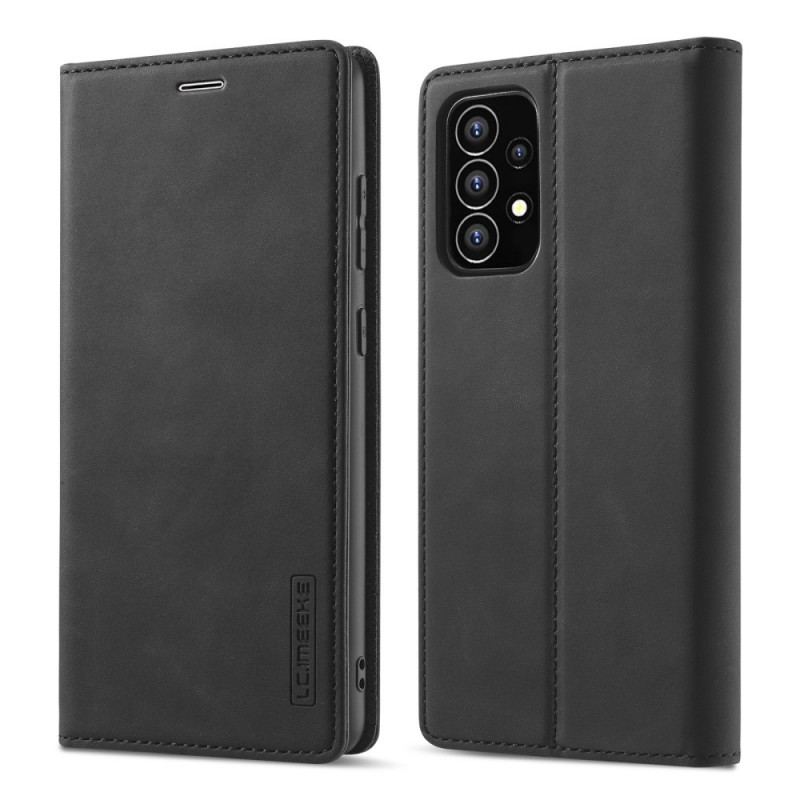 Capa De Celular Para Samsung Galaxy A53 5G Flip Lc.imeeke Efeito Couro