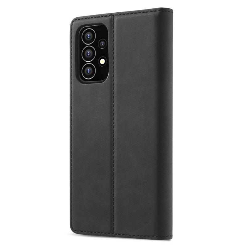 Capa De Celular Para Samsung Galaxy A53 5G Flip Lc.imeeke Efeito Couro