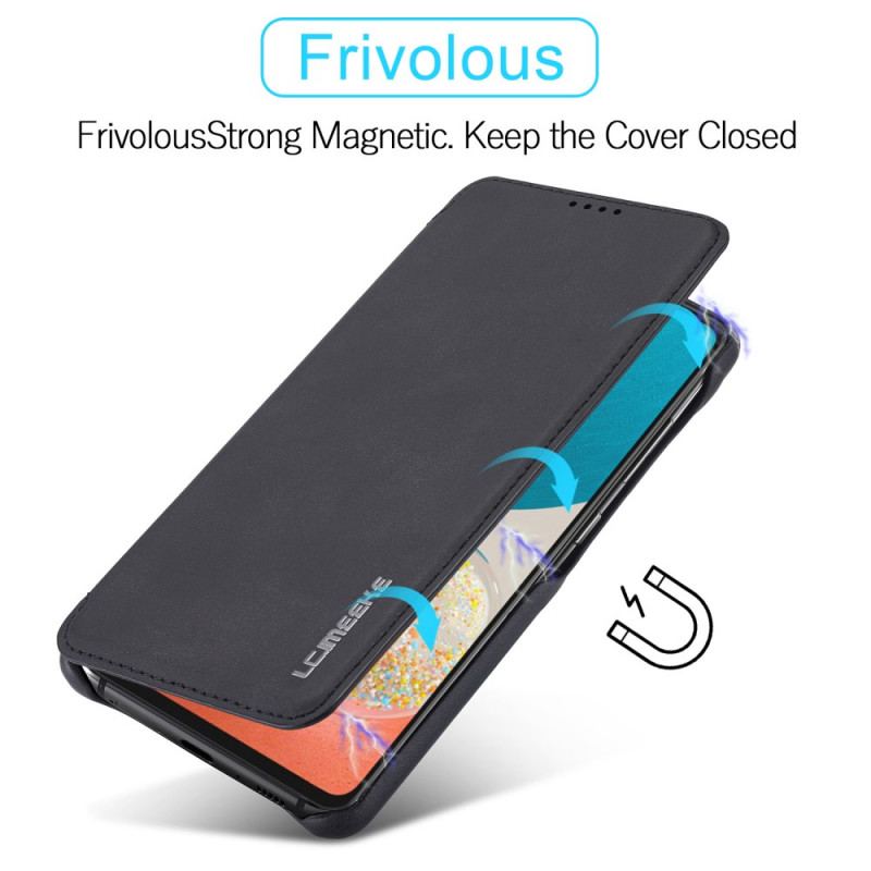 Capa De Celular Para Samsung Galaxy A53 5G Flip Lc.imeeke Efeito Couro