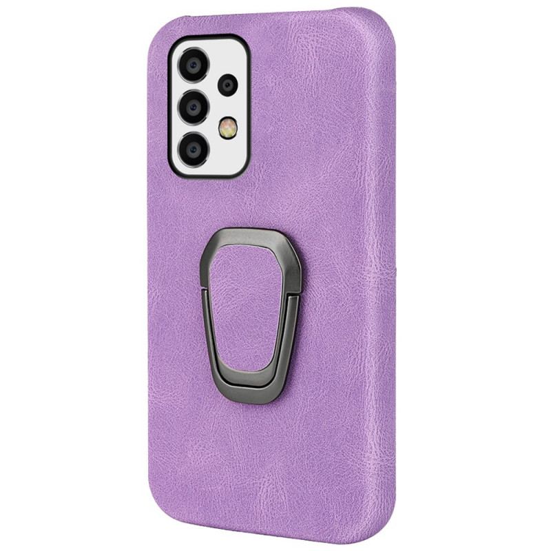 Capa De Celular Para Samsung Galaxy A53 5G Porta-anel Efeito Couro