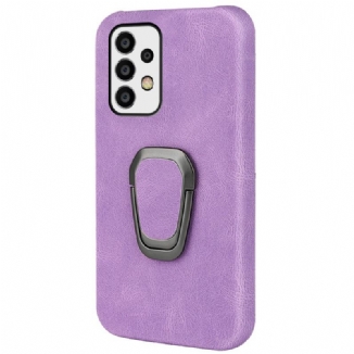 Capa De Celular Para Samsung Galaxy A53 5G Porta-anel Efeito Couro