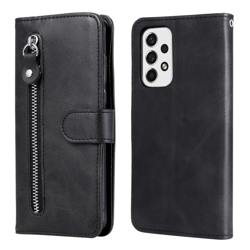 Capa De Couro Para Samsung Galaxy A53 5G Carteira