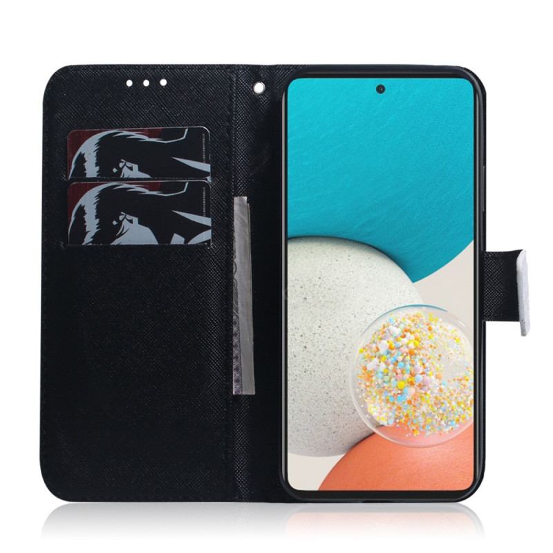 Capa De Couro Para Samsung Galaxy A53 5G Ernesto O Lobo