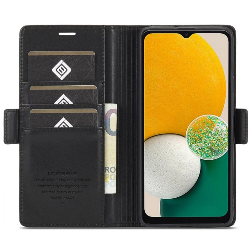 Capa De Couro Para Samsung Galaxy A53 5G Fecho Duplo Lc.imeeke