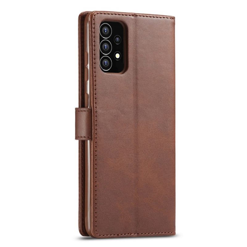 Capa De Couro Para Samsung Galaxy A53 5G Lc.imeeke Efeito Couro