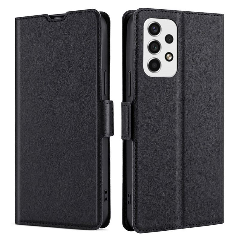 Capa Em Pele Para Samsung Galaxy A53 5G Estilo De Couro Ultrafino