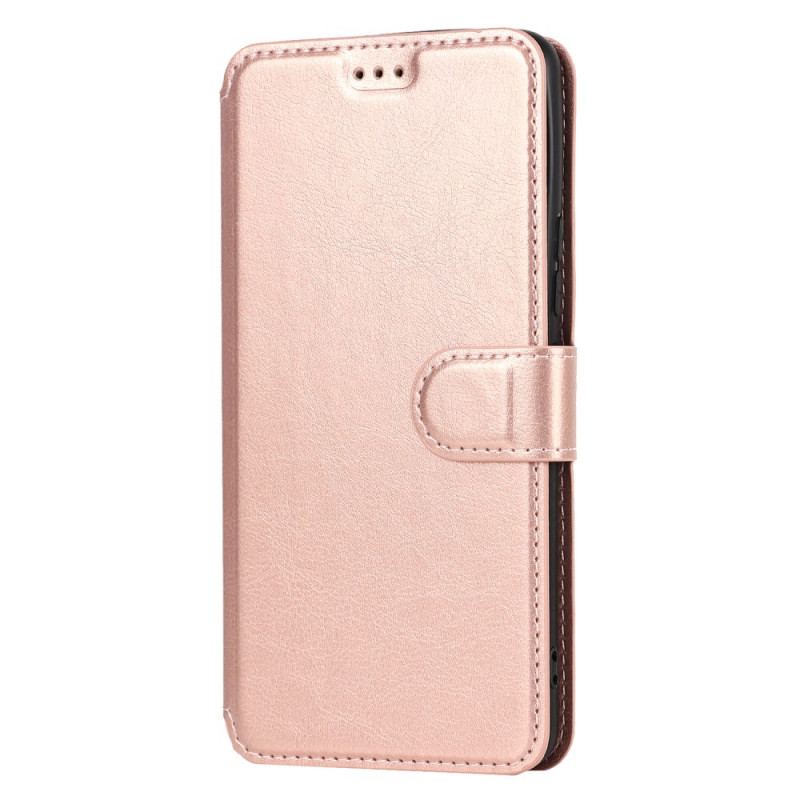 Capa Em Pele Para Samsung Galaxy A53 5G Estilo Retrô De Couro