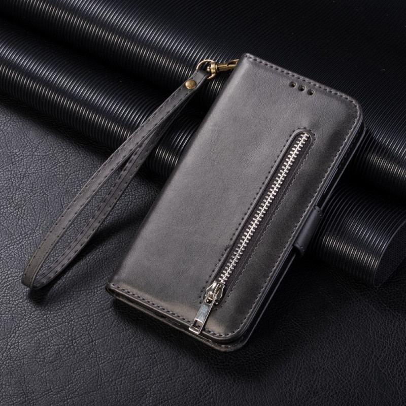 Capa Flip Para Samsung Galaxy A53 5G Bolsa Com Cordão