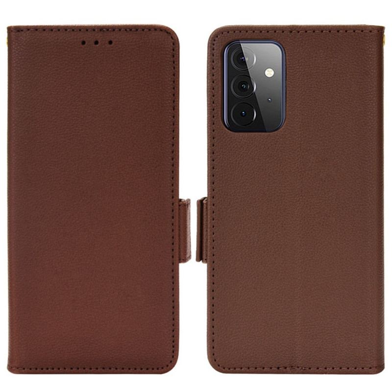 Capa Flip Para Samsung Galaxy A53 5G De Couro Aba Dupla Novas Cores