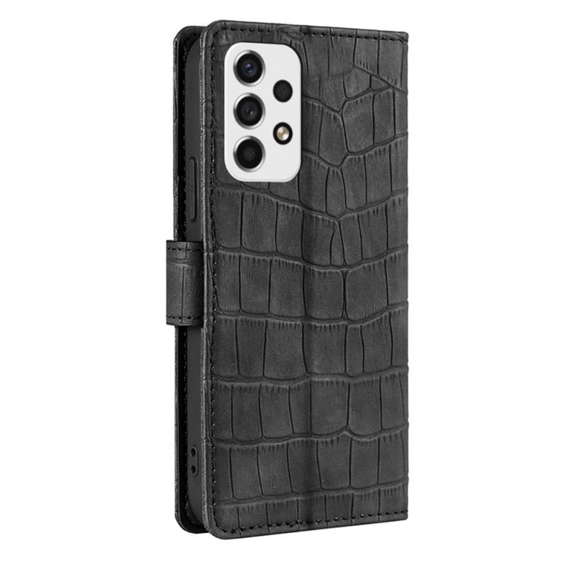 Capa Flip Para Samsung Galaxy A53 5G Crocodilo