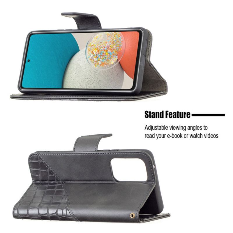 Capa Flip Para Samsung Galaxy A53 5G Estilo De Pele De Crocodilo Binfen Color