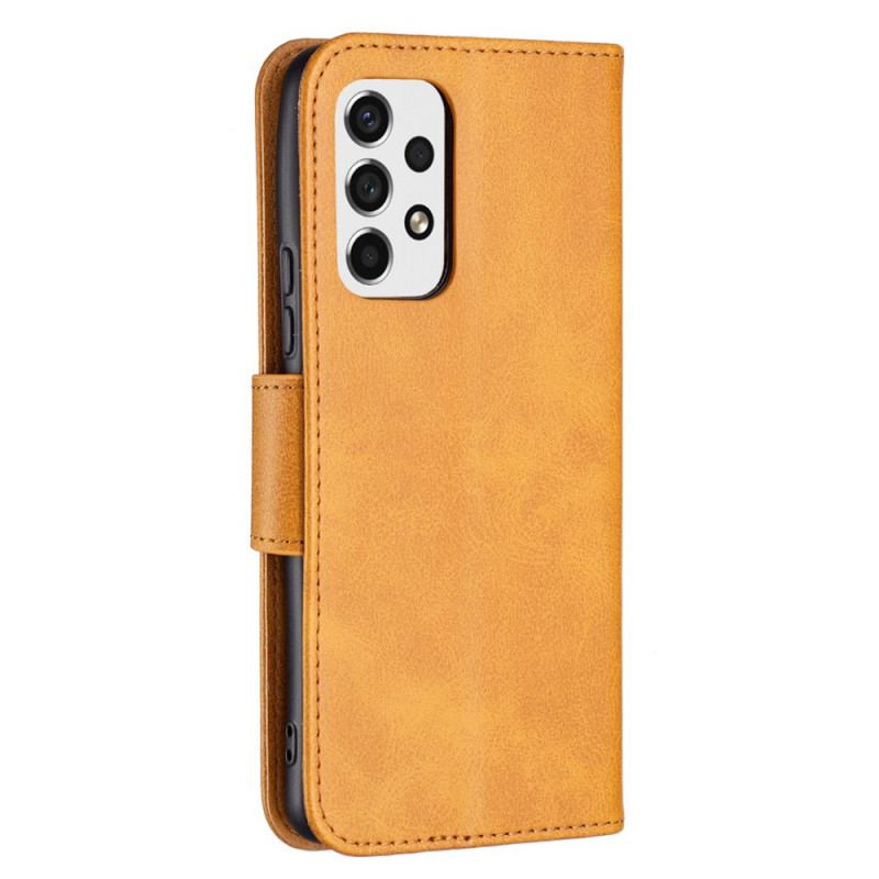 Capa Flip Para Samsung Galaxy A53 5G Fecho Oblíquo Liso