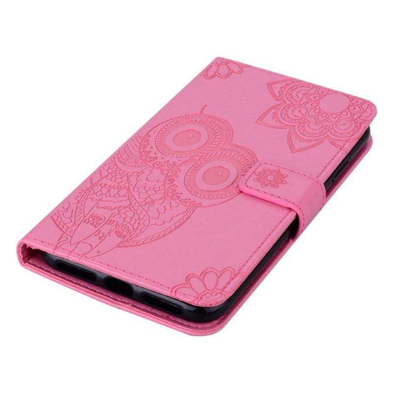 Capa Flip Para Samsung Galaxy A53 5G Mandala Coruja