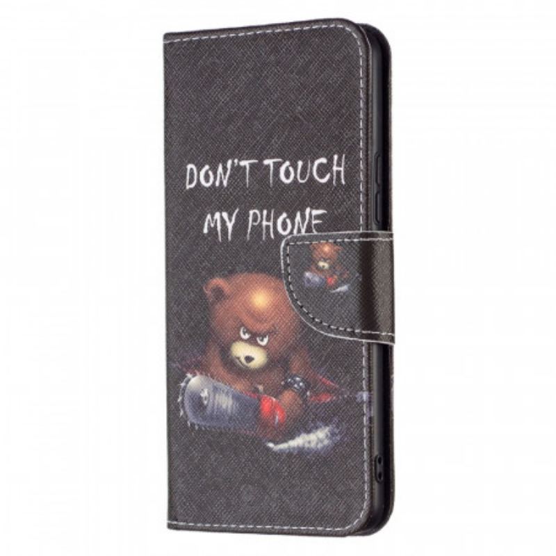 Capa Flip Para Samsung Galaxy A53 5G Urso Perigoso