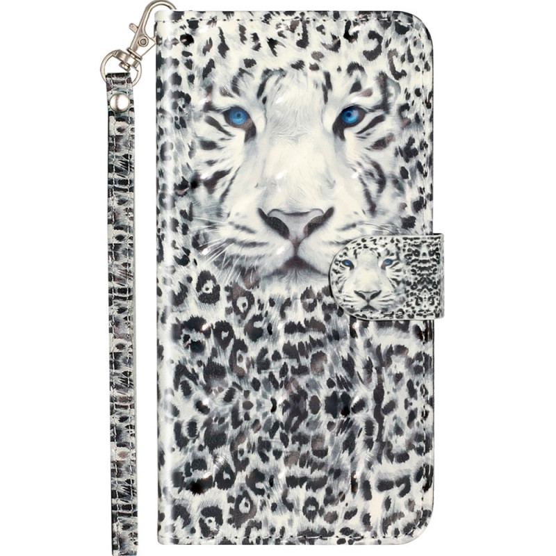 Capa Folio Para Samsung Galaxy A53 5G De Cordão Tanga Tigre