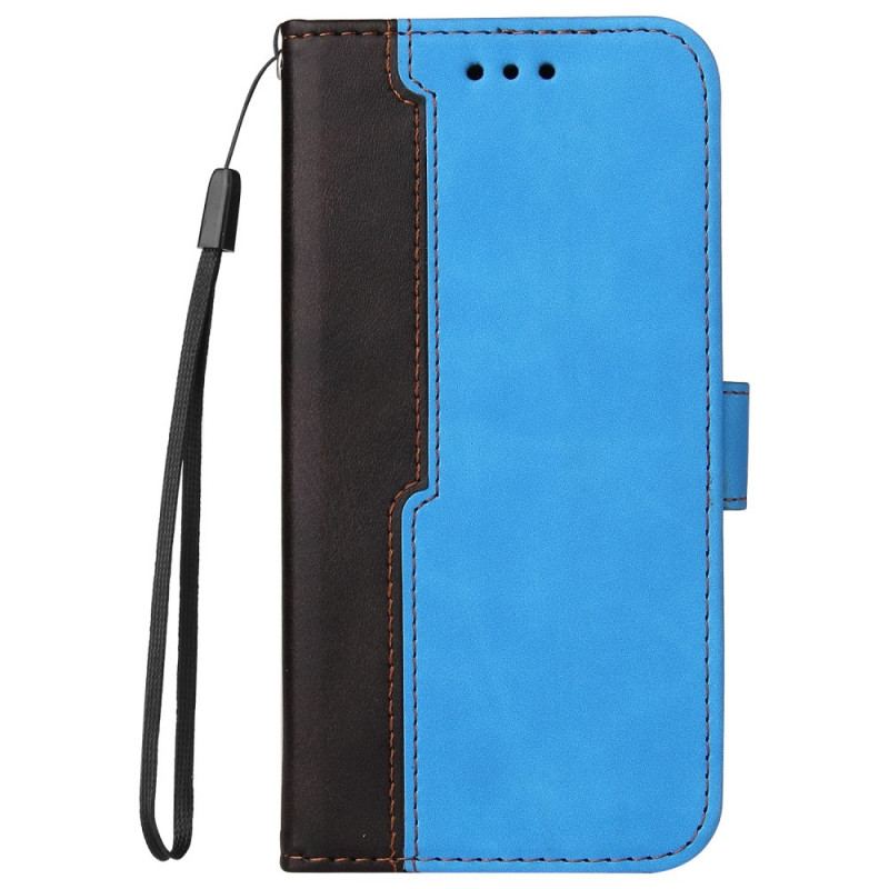 Capa Folio Para Samsung Galaxy A53 5G Dois Tons