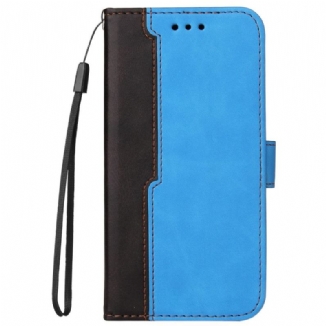 Capa Folio Para Samsung Galaxy A53 5G Dois Tons