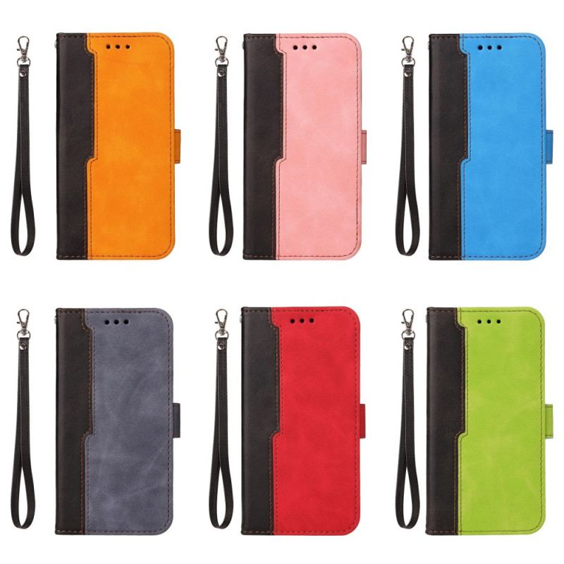 Capa Folio Para Samsung Galaxy A53 5G Dois Tons