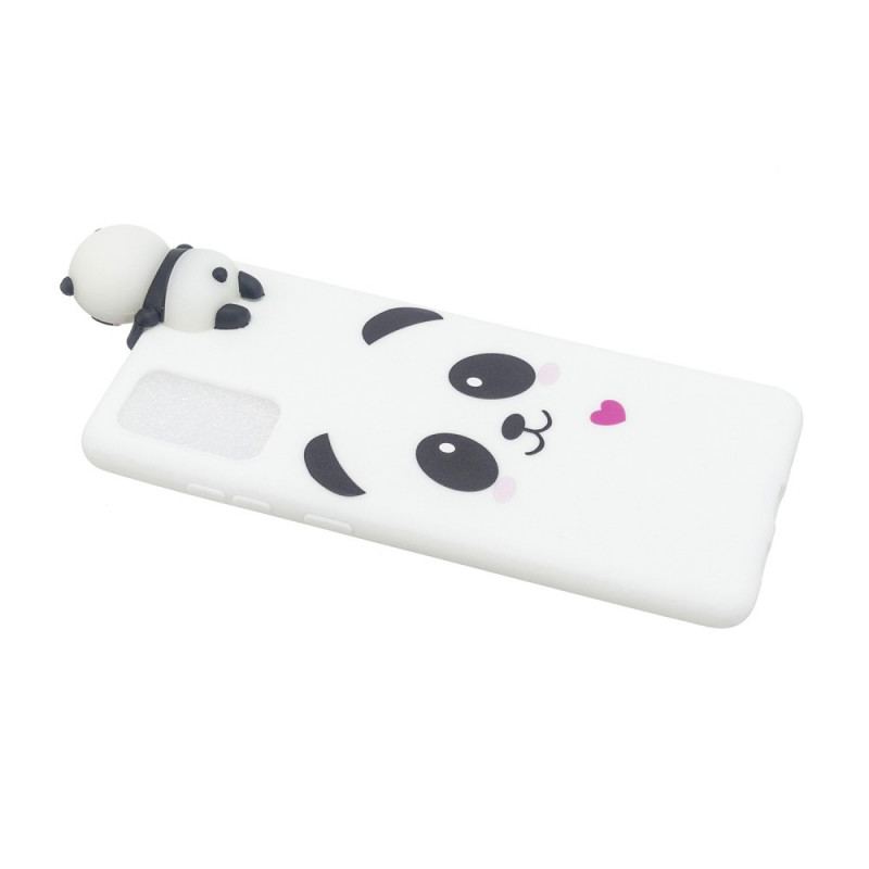 Capa Para Samsung Galaxy A53 5G Amor Panda 3d