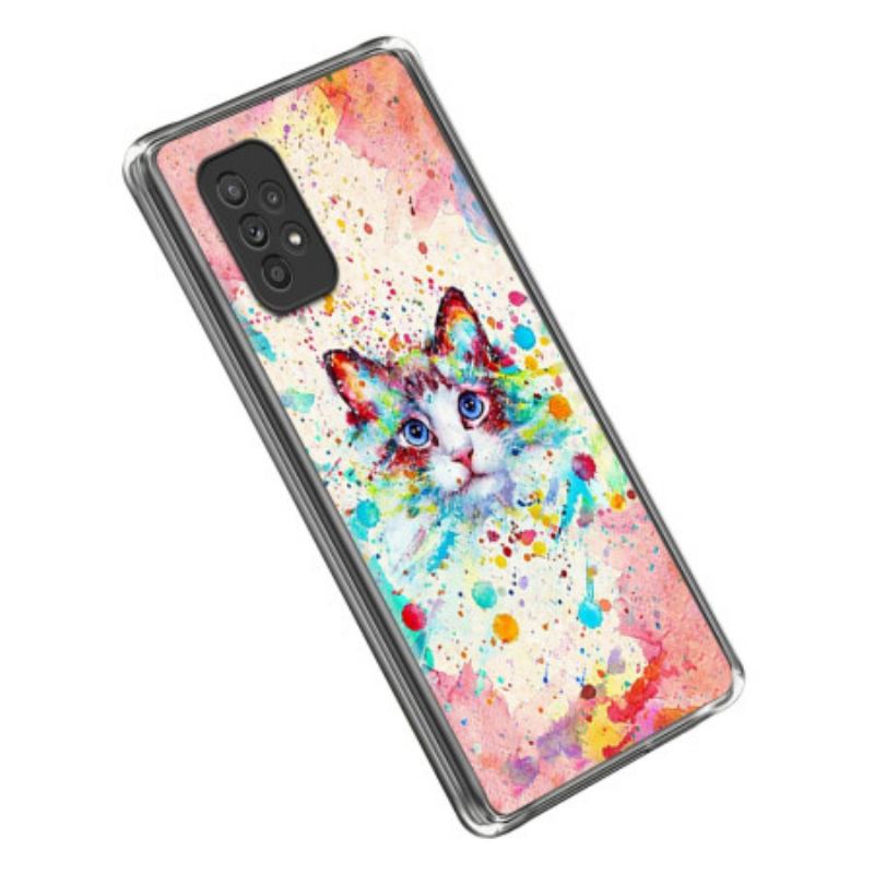 Capa Para Samsung Galaxy A53 5G Arte Do Gato