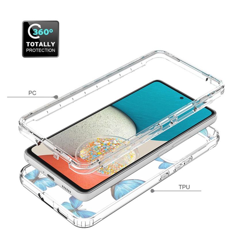 Capa Para Samsung Galaxy A53 5G Borboletas Sem Costura