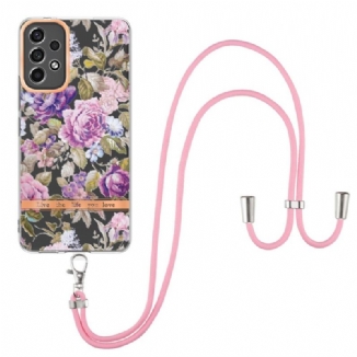 Capa Para Samsung Galaxy A53 5G De celular Cordão Floral