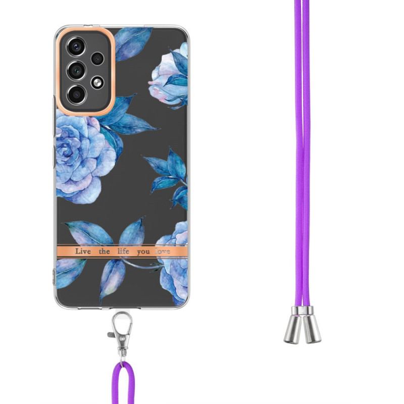 Capa Para Samsung Galaxy A53 5G De celular Cordão Floral