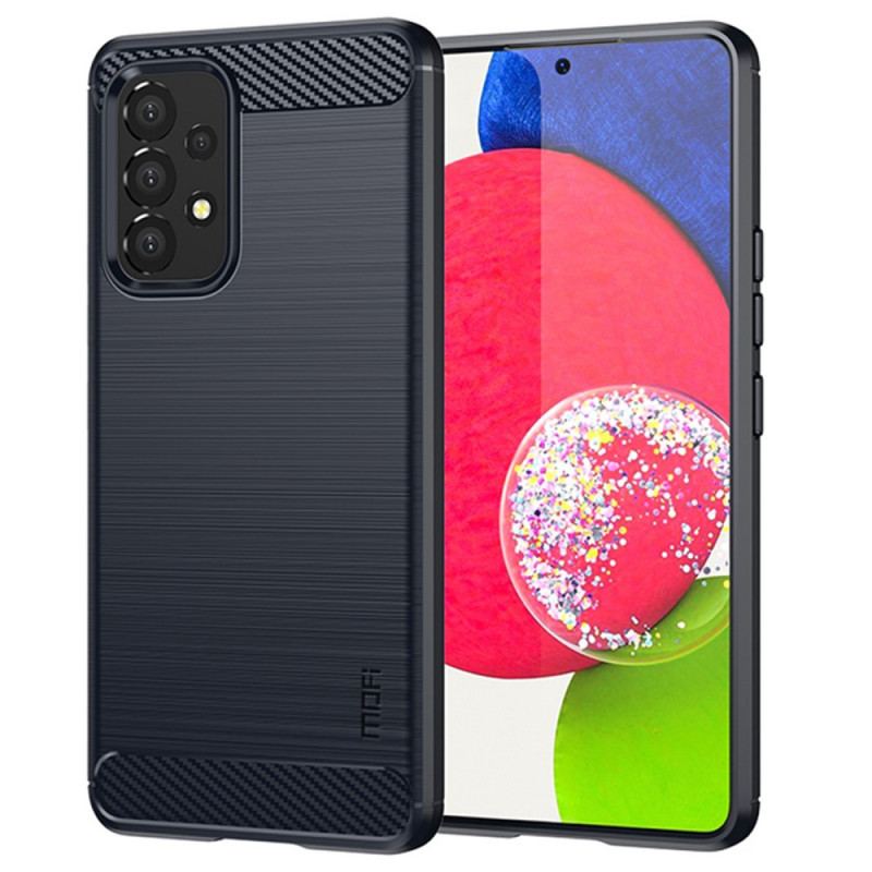 Capa Para Samsung Galaxy A53 5G Fibra De Carbono Escovada Mofi