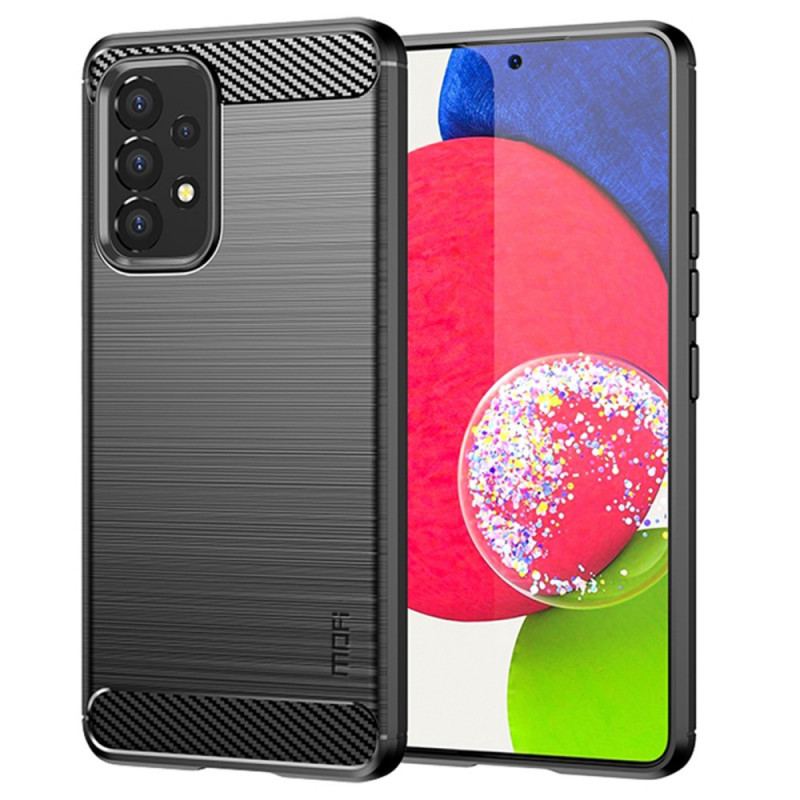 Capa Para Samsung Galaxy A53 5G Fibra De Carbono Escovada Mofi